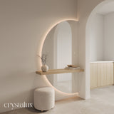 Alba – LED Back-lit Wall Mounted Shelf Mirrors