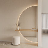 Half-Moon Back-Lit LED Wall-Mount Integrated Shelf Mirror | 1800 x 1000 (Pre-order for late September)