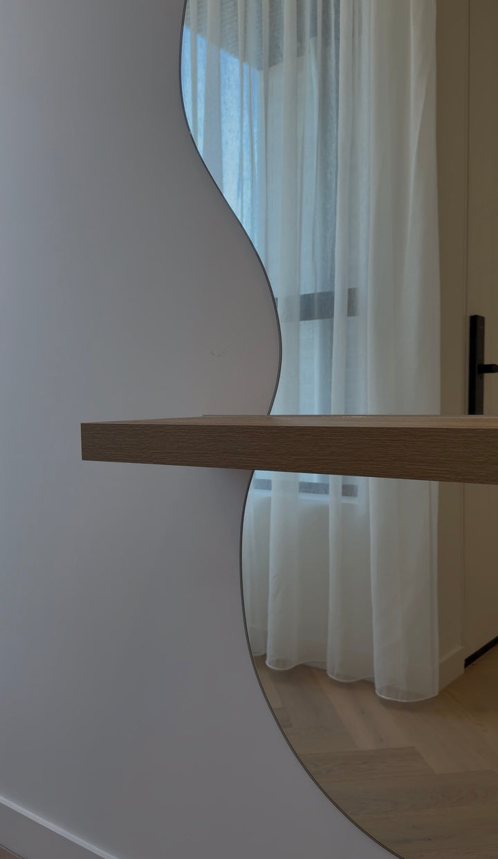 Atelier shelf mirror, photo 3 of 4 from The Curved Entry