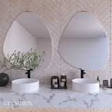 Rock Vanity Mirror Frameless | 1100 x 900 (Pre-order for mid September)