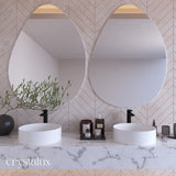 Pebble Vanity Mirror Frameless | 1200 x 900 (Pre-order for mid September)