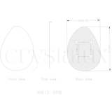 Pebble Vanity Mirror Frameless | 1200 x 900 (Pre-order for mid September)