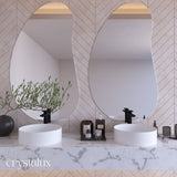 Bean Vanity Mirror Frameless | 800 x 1500 (Pre-order for mid September)