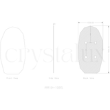 Obsidian Irregular / Asymmetric Mirror | 1900 x 1000mm (Pre-order for mid September)