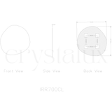 Petal Vanity Mirror Frameless | 700 x 700 (Pre-order for mid September)
