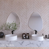 Rock Vanity Mirror Frameless | 800 x 600 (Pre-order for mid September)