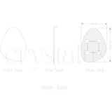 Rock Vanity Mirror Frameless | 800 x 600 (Pre-order for mid September)