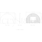 Arch Back-Lit LED Bathroom Mirror | 1000 x 1500