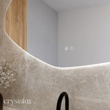 Stone Back-Lit LED Bathroom Mirror | 700 x 1200 (Pre-order for mid September)