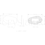 Stone Back-Lit LED Bathroom Mirror | 700 x 1200 (Pre-order for mid September)