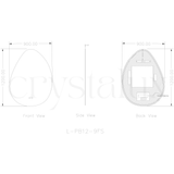 Pebble Back-Lit LED Bathroom Mirror | 1200 x 900 (Pre-order for mid September)