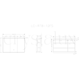Rectangle Frameless LED Mirror Cabinet | 800 x 1200