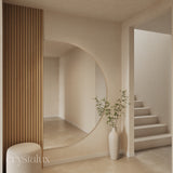 Half Moon Frameless Full Length Arch Mirror | 1500 x 1000