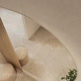 Half Moon Frameless Full Length Arch Mirror | 1500 x 1000