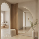 Half Moon Frameless Full Length Arch Mirror | 1800 x 1000 (Pre-order for mid September)