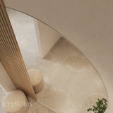 Half Moon Frameless Full Length Arch Mirror | 1800 x 1000 (Pre-order for mid September)
