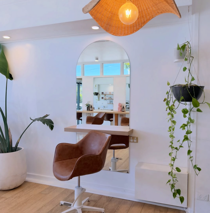 Atelier shelf mirror, photo 2 of 2 from jonesandcohairsalon