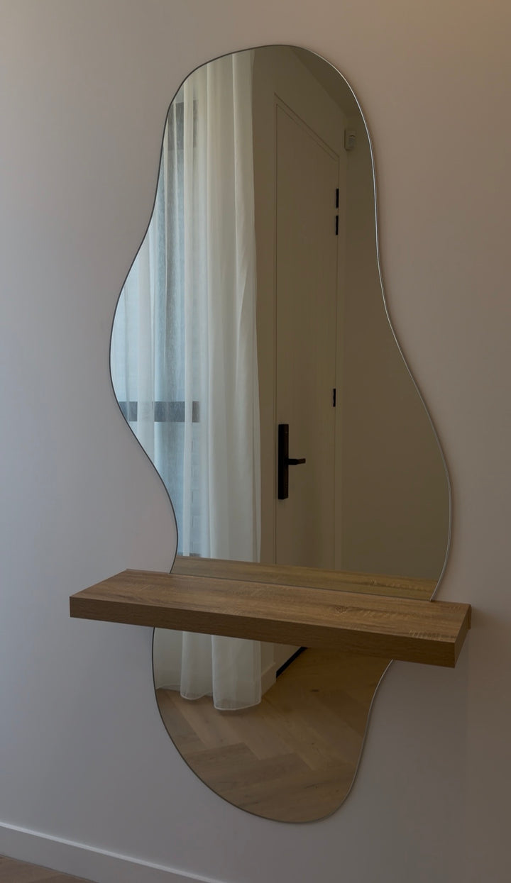 Atelier shelf mirror, photo 4 of 4 from The Curved Entry